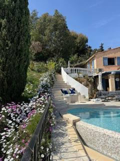 Villa la Roche Cannes, Meerblick, Salzwasserpool, Sauna - Mandelieu La Napoule - 5