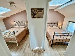 Maison climatisée 8 personnes - 3 chambres - calme et détente - 7