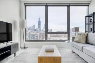 W Loop 1BR w Pool Coworking Gym 1 block to L CHI-524 - Chicago - 0