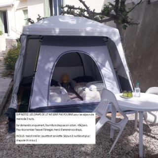 Deux tentes confortables dans un joli jardin idéalement situé - Sète - 0