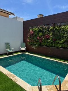 House 3 rooms, 900m from the Beach, private pool - Água Boa - 0