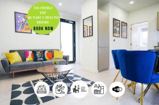 2 Bedroom Apartment By Littlepiggyrentals Short Lets & Serviced Accommodation Stevenage With Free Parking, Gym & Roof Garden - Stevenage - 0