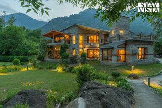 StayVista's Moets Waterfront Estate - Raison - 3BHK with River View & Bathtub - 0