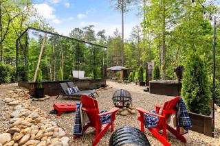 Luxury Mirror Cabin-Private-Hot Tub-FirePit - 9