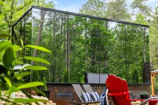 Luxury Mirror Cabin-Private-Hot Tub-FirePit - 5