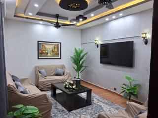 3Beds DD Furnished Apartment in Saima Jinnah Avenue Malir Karachi - Karachi - 1