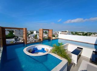 Sunset Rooftop w pool Apartment close 5ta av Beach - Playa del Carmen - 6