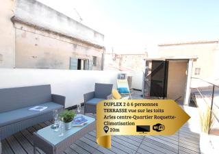Duplex Liberté-Grande Terrasse-Clim-Quartier Roquette - Arles - 0