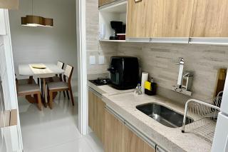 T501 - Apto Novo Ar cond Cama Queen Vaga - Vitória - 6