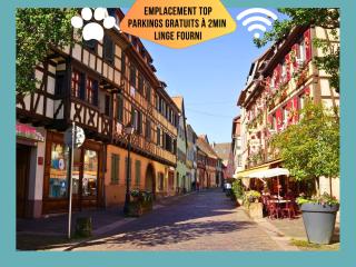 Appartement top emplacement cœur de ville, Proche parking et vignobles, Animaux bienvenus, Wifi, Linge fourni - Barr - 0