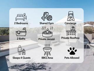 2 BR Condo at Cabo Marina Private Jacuzzi & Grill - Cabo San Lucas - 3