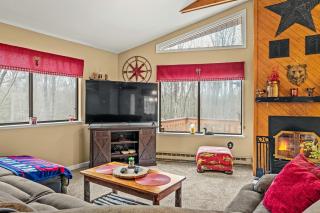 Atlas Point Lodge Sauna Fireplaces Kayaks Lakes Pet-Friendly Yard - Pocono Lake - 5