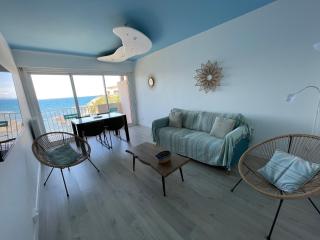 AZUR-Les pieds dans l'eau-Vue sur Mer et Clocher de Collioure en toile de fond - WIFI FIBRE- PARKING Couvert - Collioure - 6
