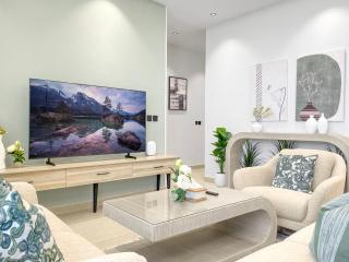 GR-Modern 2-BDR Apartment in AlQirawan,Self-Entry - Riyadh - 9