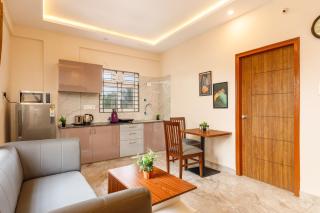 OBS One BR Serviced Apartments with Balcony Koramangala - Bangalore - 6