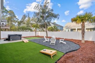 Modern Family Retreat - Hot Tub and Fire Pit - Oak Island - 9