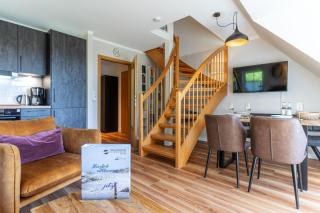 Ferienhaus Süderpiep – 4 individuelle Ferienwohnungen nahe Südstrand Ferienwohnung Auster – helle Maisonette mit 2 Schlafzimmern & Balkon - Sankt Peter-Ording - 0