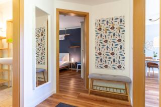 Ferienhaus Süderpiep – 4 individuelle Ferienwohnungen nahe Südstrand Ferienwohnung Robbe – stilvolle EG-Wohnung mit Terrasse in Strandnähe - Sankt Peter-Ording - 6