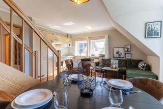 Ferienhaus Süderpiep – 4 individuelle Ferienwohnungen nahe Südstrand Ferienwohnung Möwe – stilvolle Maisonette für bis zu 4 Personen - Sankt Peter-Ording - 9