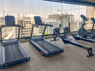 New 1BR with Full Balcony Gym Pool and Sauna - 3