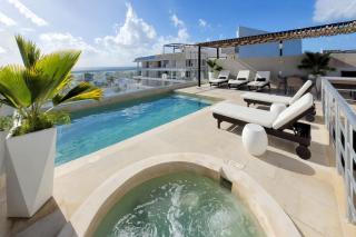 Oceanview Rooftop Pool Balcony Steps to Beach - Playa del Carmen - 5
