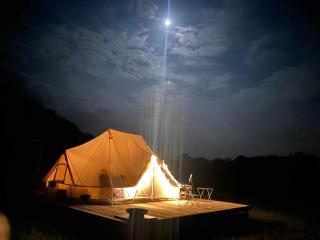 Tente glamping "Explorateurs" à la Ferme de la Chevêche - Fosses-La-Ville - 5