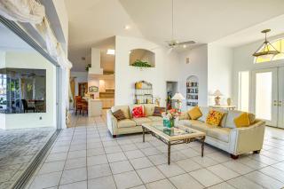 Pool, Spa & Dock: Waterfront Tarpon Point Home - 1