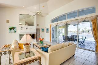 Pool, Spa & Dock: Waterfront Tarpon Point Home - 2