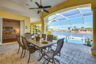Pool, Spa and Dock Waterfront Tarpon Point Home - 0