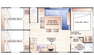 Chalet 4 étoiles - Piscine - efa00d - 4