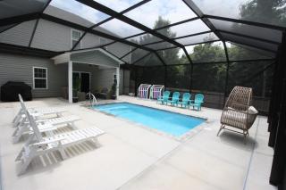 Screened Heated Pool and Game Room - Swansboro - 9
