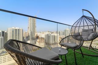 Chic Studio with Balcony and Gym at JVC - 6