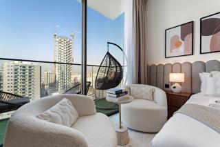 Chic Studio with Balcony and Gym at JVC - 8