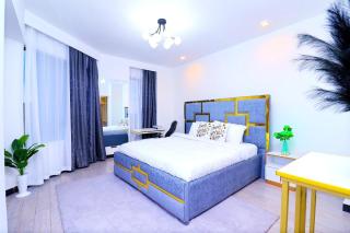 luxurious two bedroom apartment with well equipped gym, swimming pool, ample parking space and a relaxing rooftop with amazing city views - 1