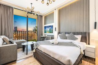 Stylish Studio in JVC with Pool, Gym, Balcony & Modern Comforts - 0