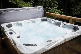 Flo Ride Chalet Hot tub Woodland viewsOn the Back 40 trail - Bella Vista - 6