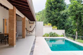 Villa Ubud - Casa com piscina privativa e vista para o mar em Ubatuba - Ubatuba - 4