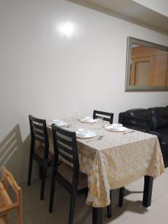 349-1br 1bed quenn 1sofa bed 2extra mattress moa view with balcony - Manila - 8