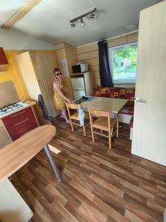 mobil home 4 personne vu lac a condes - - 7
