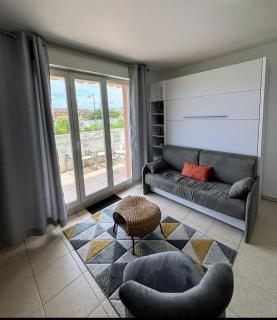 Cosy 2 pieces avec piscine et parking - Antibes - 8