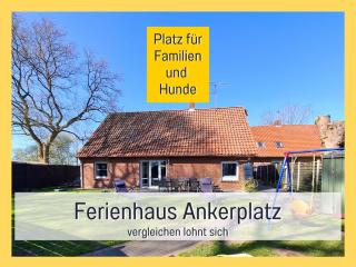 Ferienhaus Ankerplatz Ihlienworth - Top bewertet von Hundehaltern - Hunde willkommen, nicht nur geduldet - hoher Zaun -Whirlpoolwanne - Infrarotkabine - familienfreundlich - Wellness - EG barrierefrei - Ihlienworth - 0