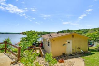 Lakefront Ozark Cottage Deck with Covered Dock! - Edwards - 0