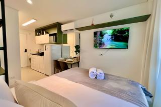 PERFEiTO, Studio Com Piscina e Ar Condicionado - Curitiba - 2