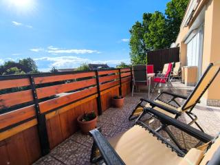 100 lépés - 100 steps - Apt with huge terrace next to the thermal bath - Harkány - 8