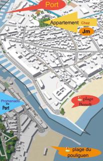 Appt, TERRASSE ,Vélo , Plages & port à proximité , idéalement bien Situé, Dernier étage - 8