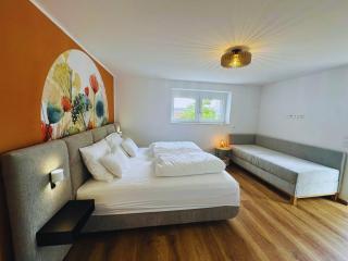 Frankenherz-Apartments - Premium Wohnung mit Terrasse & zwei Schlafzimmern, nahe Playmobil-Funpark, Self-Check-In - Großhabersdorf - 7