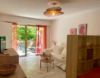Centre Juan Les Pins studio La Goelette terrasse - Antibes - 8