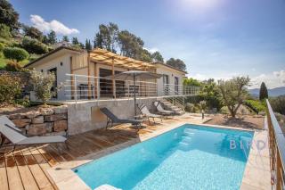 Superb neo-Provençal villa with swimming pool air conditioning and view - Bagnols-en-Forêt - 0
