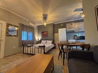 200m from Beach-Cozy Studio with Patio - Platamonas - 0