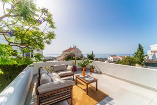 A terrace with sea view, 2 bedrooms apartment in Benalmadena - 8